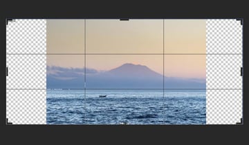 extending background in Photoshop with a crop tool